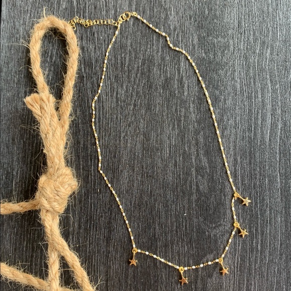 Gold Star Chain Necklace - Picture 2 of 3